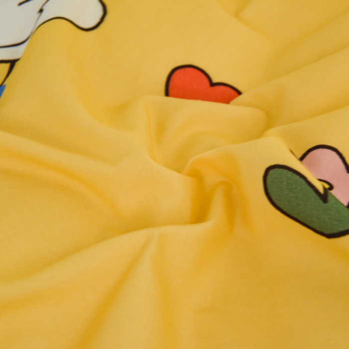 91家纺网 家纺一手货源 找家纺 雲归梦 2020新款小清新全棉生态磨毛四件套 青春无敌