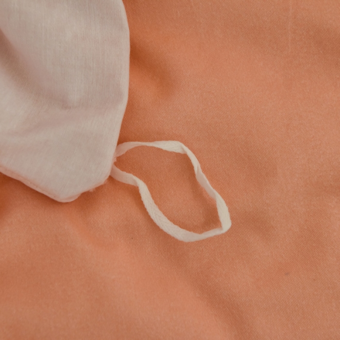 91家纺网 家纺一手货源 找家纺 雲归梦 2020新款小清新全棉生态磨毛四件套 田园兔-桔