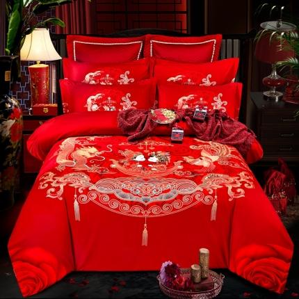 91家纺网 家纺一手货源 找家纺 （总）玉雅家纺 2025新款磨毛婚庆四件套