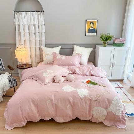 91家纺网 家纺一手货源 找家纺 （总）星野 2020新款60长绒棉温妮莎四件套