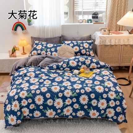 91家纺网 家纺一手货源 找家纺 （总）珺柔 2020新款棉加绒保暖四件套