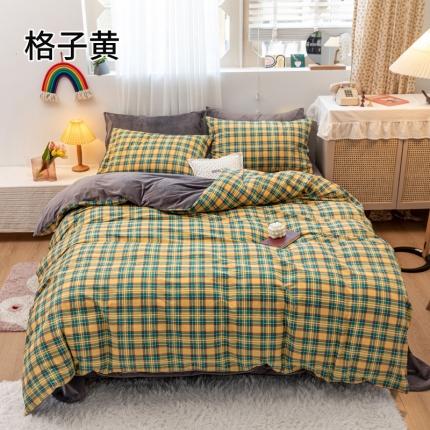 91家纺网 家纺一手货源 找家纺 （总）珺柔 2020新款棉加绒保暖四件套