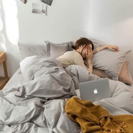 91家纺网 家纺一手货源 找家纺 （总）新款全棉加厚工艺款四件套