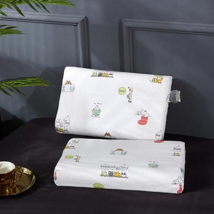 91家纺网 家纺一手货源 找家纺 （总）萌番宝2020新款泰国儿童纯棉纱布ins乳胶枕日系风格