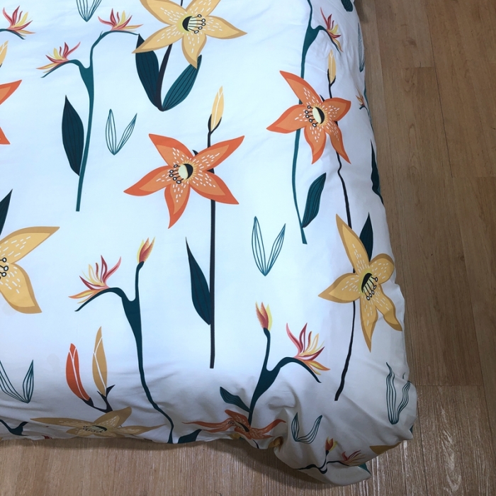 91家纺网 家纺一手货源 找家纺 棉生活新款40S臻棉四件套 百丽叶