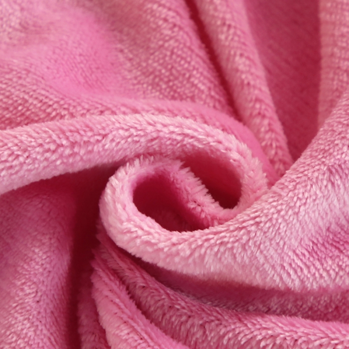 91家纺网 家纺一手货源 找家纺 情恒 2020新款纯色牛奶绒水晶绒法莱绒贴标四件套 粉红