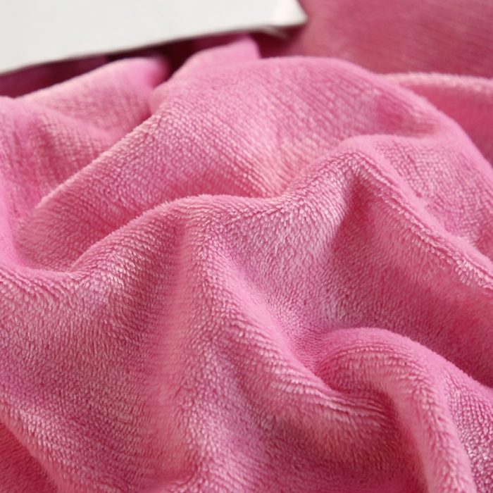 91家纺网 家纺一手货源 找家纺 情恒 2020新款纯色牛奶绒水晶绒法莱绒贴标四件套 粉红