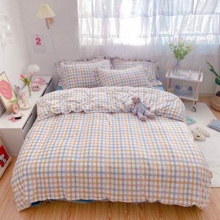 2021牛奶绒四件套法莱绒珊瑚绒水晶绒宝宝绒法兰绒雪花绒床笠