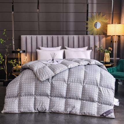 91家纺网 家纺一手货源 找家纺 （总）2025新款60支柔赛丝印花羽绒被冬被被子被芯