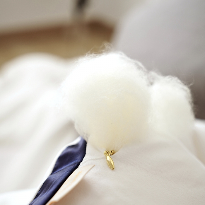 91家纺网 家纺一手货源 找家纺 巴宝路 2021新款立体抗菌大豆被 极地白 冬被春秋被地暖被