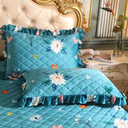 91家纺网 家纺一手货源 找家纺 （总）宜凡家纺 2021新款夹棉水晶绒枕套一对