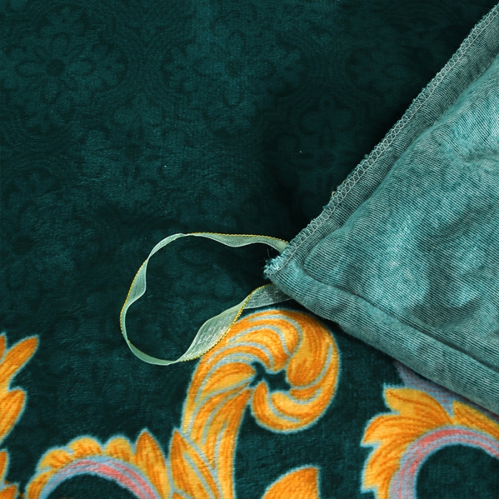 91家纺网 家纺一手货源 找家纺 宜凡家纺 2021新款夹棉水晶绒床裙四件套 雅典娜