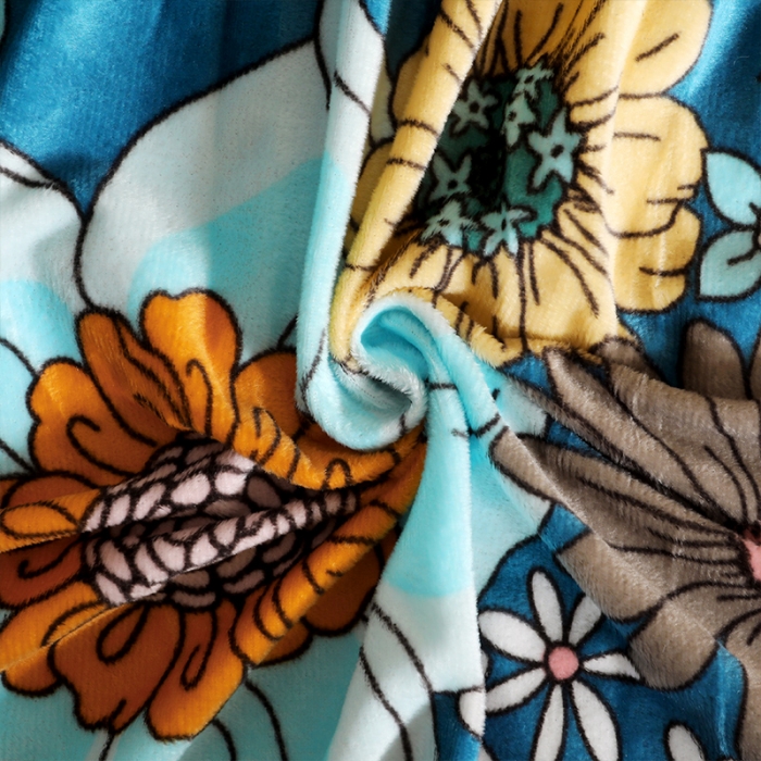 91家纺网 家纺一手货源 找家纺 宜凡家纺 2021新款夹棉水晶绒床裙四件套 小资情调