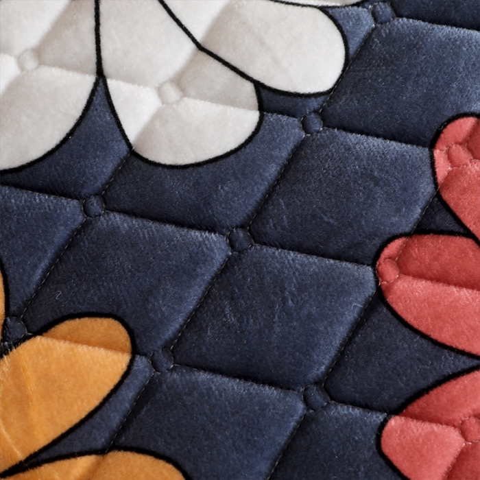 91家纺网 家纺一手货源 找家纺 宜凡家纺 2021新款夹棉水晶绒床裙四件套 童话