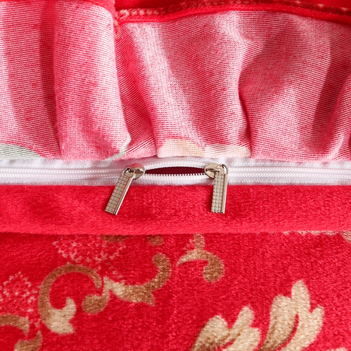 91家纺网 家纺一手货源 找家纺 宜凡家纺 2021新款夹棉水晶绒床裙四件套 甜蜜时光