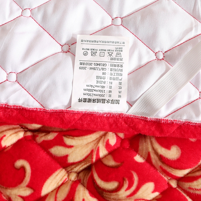 91家纺网 家纺一手货源 找家纺 宜凡家纺 2021新款夹棉水晶绒床裙四件套 甜蜜时光