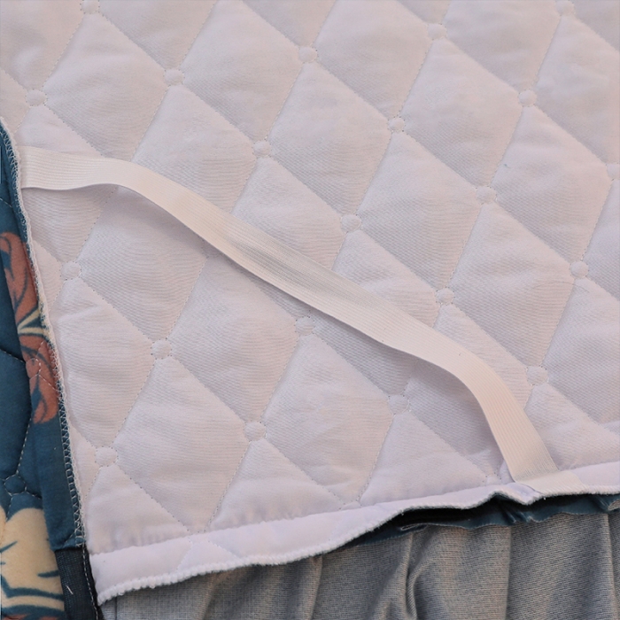 91家纺网 家纺一手货源 找家纺 宜凡家纺 2021新款夹棉水晶绒床裙四件套 欧若拉