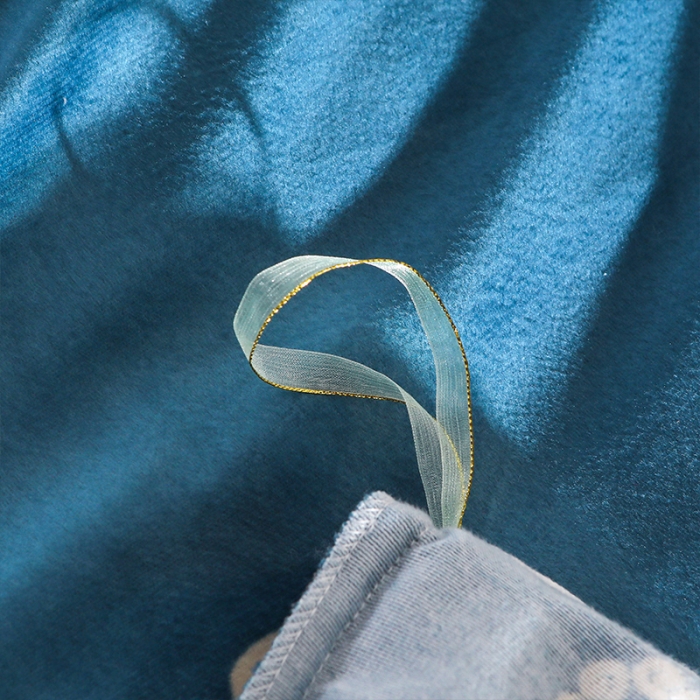 91家纺网 家纺一手货源 找家纺 宜凡家纺 2021新款夹棉水晶绒床裙四件套 欧若拉