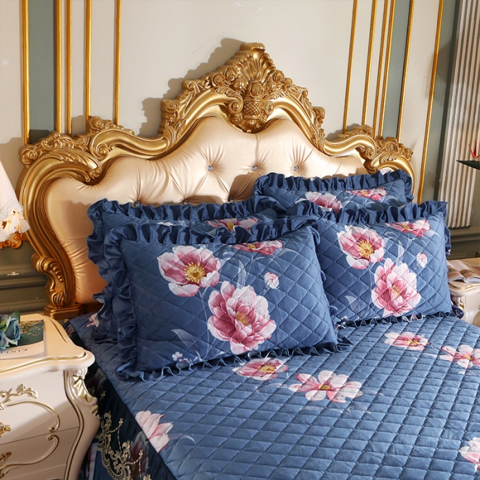 91家纺网 家纺一手货源 找家纺 宜凡家纺 2021新款夹棉水晶绒枕套一对 回忆