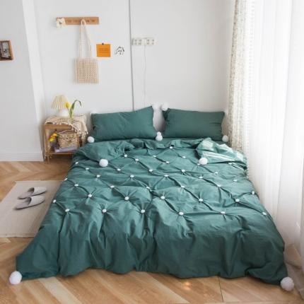 91家纺网 家纺一手货源 找家纺 （总）漫调 2020新款全棉水洗棉波点毛巾绣四件套