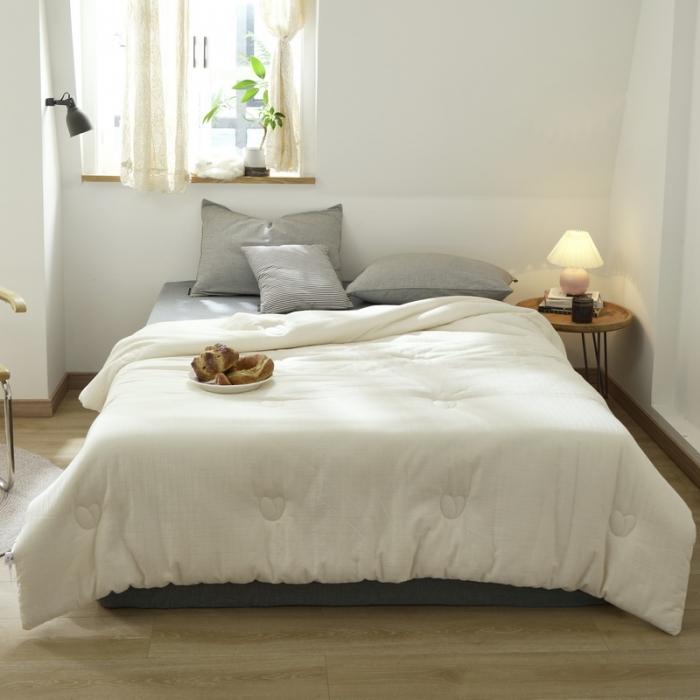 91家纺网 家纺一手货源 找家纺 【原棉大豆被】日式无印原棉大豆纤维被全棉良品被芯无荧光四季被