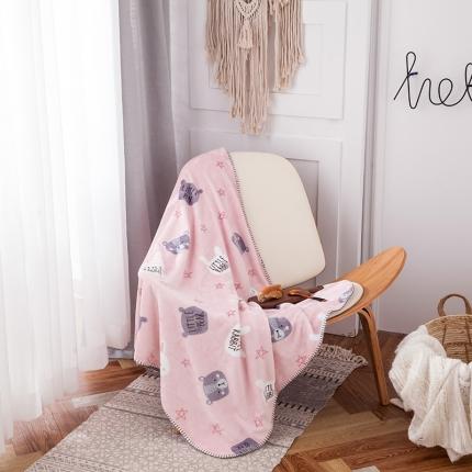 网客 2024新款云肤绒童毯 小兔子