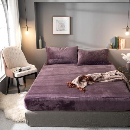 91家纺网 家纺一手货源 找家纺 （总）网客 2024新款牛奶绒床笠