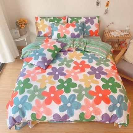 91家纺网 家纺一手货源 找家纺 眠屿 2020新款全棉40支13372四件套梦巴啦