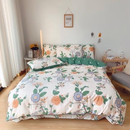 91家纺网 家纺一手货源 找家纺 （总）眠屿 2020新款全棉40支13372四件套