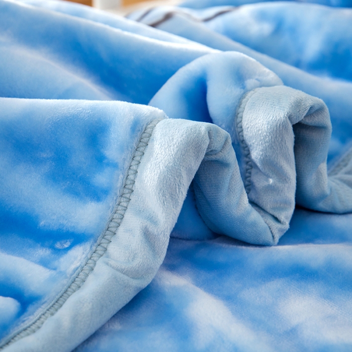 91家纺网 家纺一手货源 找家纺 凯轩毛毛毯毯子2020新款儿童云毛毯毯子.毛毛毯毯子.童毛毯毯子.保暖毛毯毯子大奶瓶 -蓝