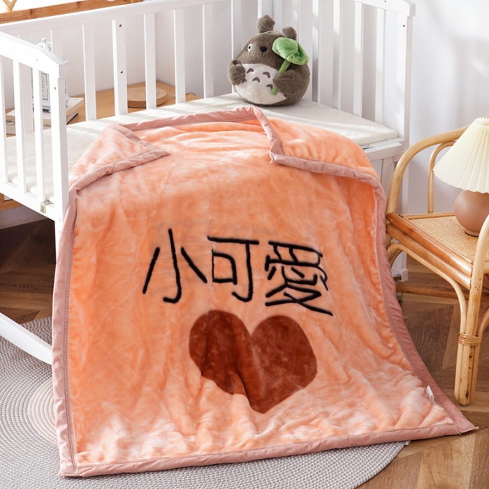 91家纺网 家纺一手货源 找家纺 凯轩毛毛毯毯子 2020新款儿童云毛毯毯子.毛毛毯毯子.童毛毯毯子.保暖毛毯毯子小可爱米黄