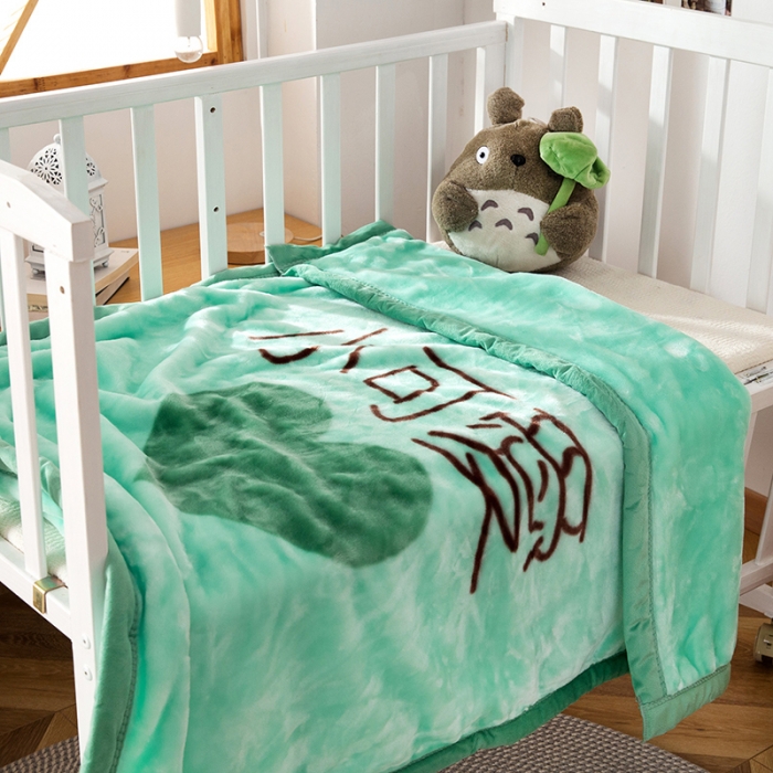 91家纺网 家纺一手货源 找家纺 凯轩毛毛毯毯子 2020新款儿童云毛毯毯子.毛毛毯毯子.童毛毯毯子.保暖毛毯毯子小可爱浅绿