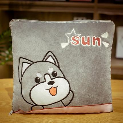 91家纺网 家纺一手货源 找家纺 （总）仟亿莱 2020新款卡通动物披风抱枕
