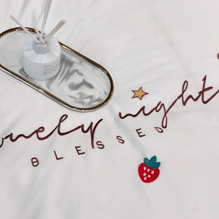 91家纺网 家纺一手货源 找家纺 （总）眠帛家居 2020新款绣花全棉公主风四件套