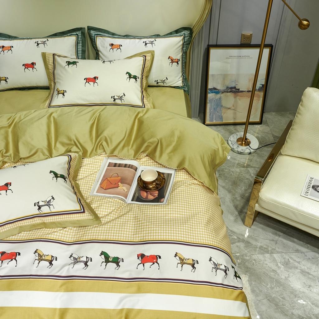 91家纺网 家纺一手货源 找家纺 （总）优然居 2020新款小边款数码印花四件套