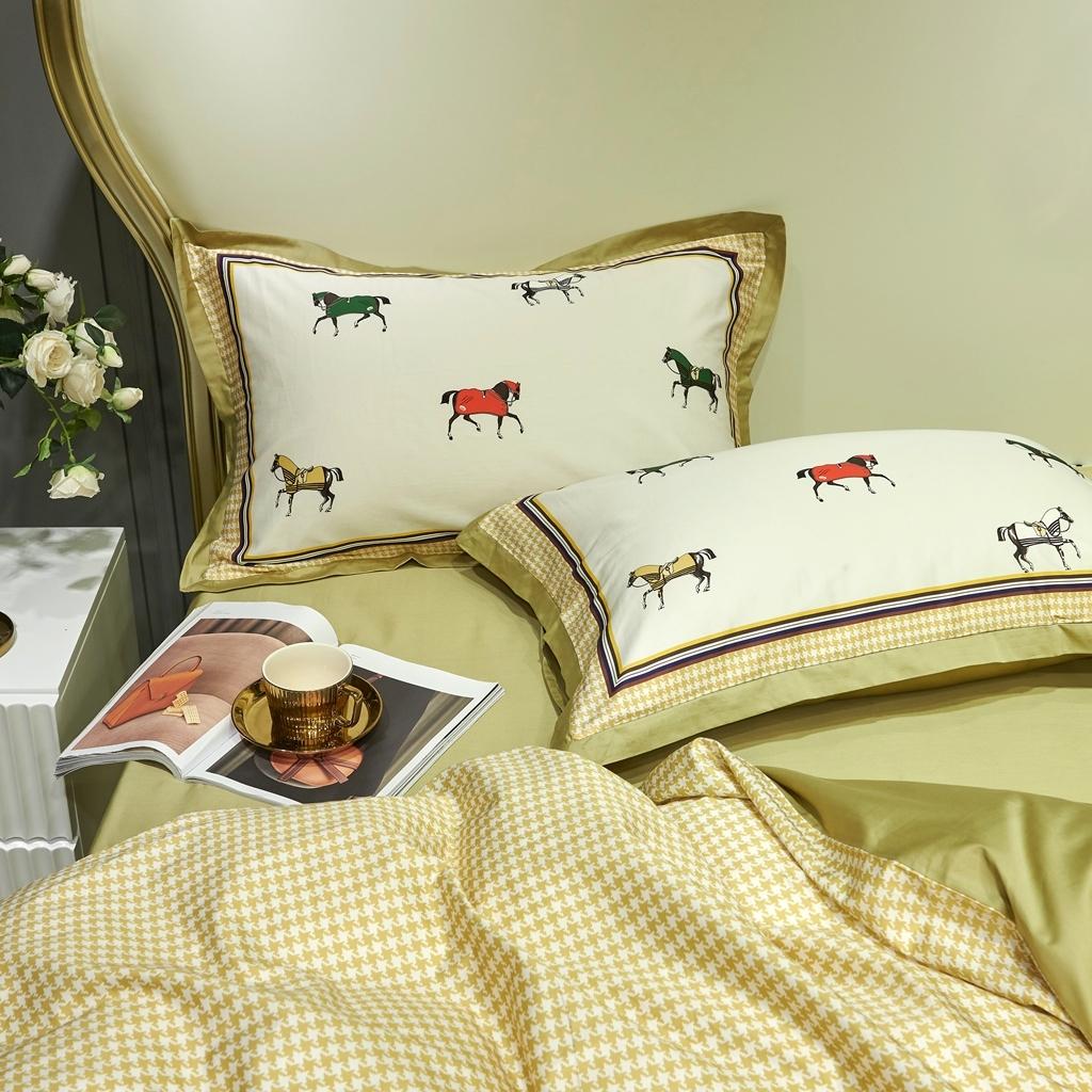 91家纺网 家纺一手货源 找家纺 （总）优然居 2020新款小边款数码印花四件套