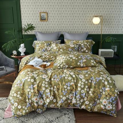 91家纺网 家纺一手货源 找家纺 （总）优然居2020新款60S长绒棉活性印花四件套