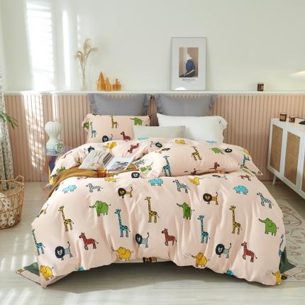 91家纺网 家纺一手货源 找家纺 （总）优然居2020新款60S长绒棉活性印花四件套