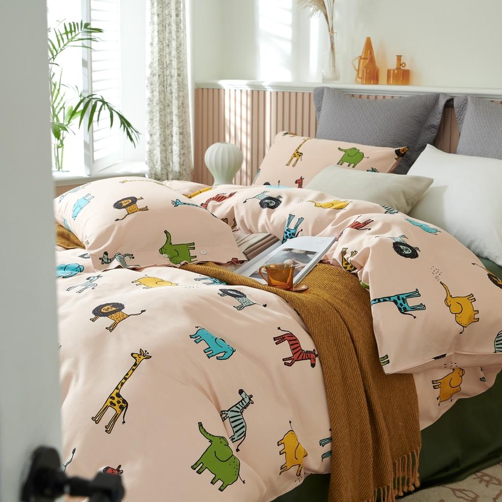 91家纺网 家纺一手货源 找家纺 （总）优然居2020新款60S长绒棉活性印花四件套