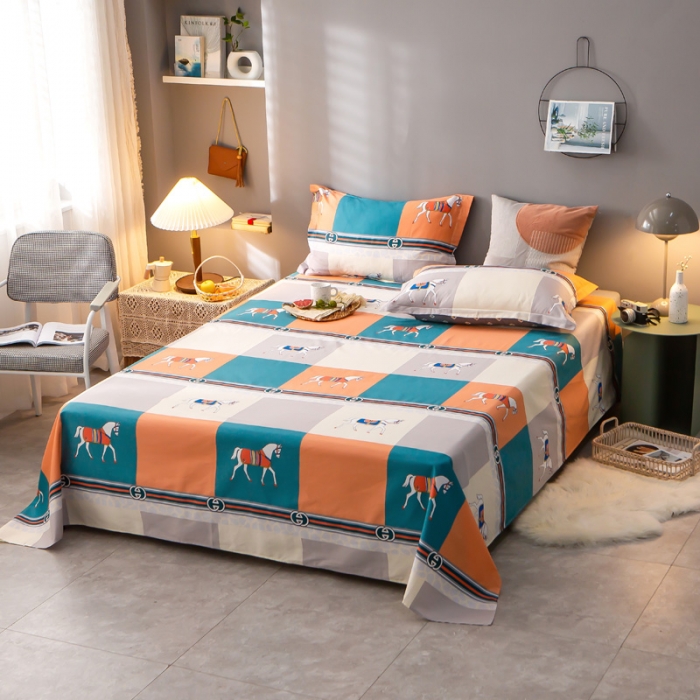 91家纺网 家纺一手货源 找家纺 绵庭家纺 2020年全棉12868全系列单品床单 香榭丽