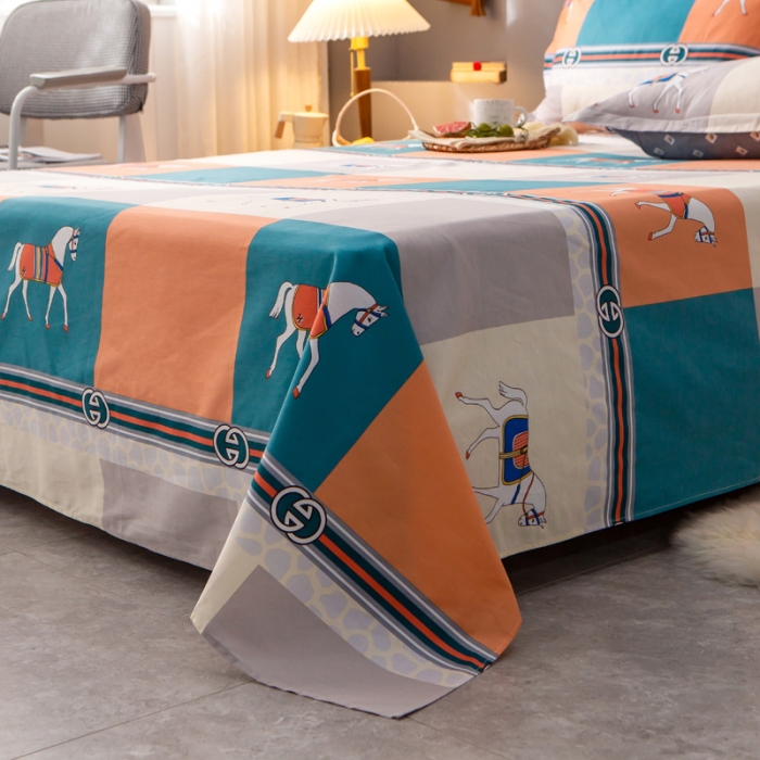 91家纺网 家纺一手货源 找家纺 绵庭家纺 2020年全棉12868全系列单品床单 香榭丽