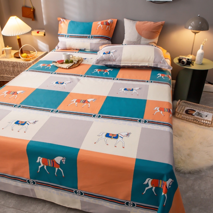 91家纺网 家纺一手货源 找家纺 绵庭家纺 2020年全棉12868全系列单品床单 香榭丽