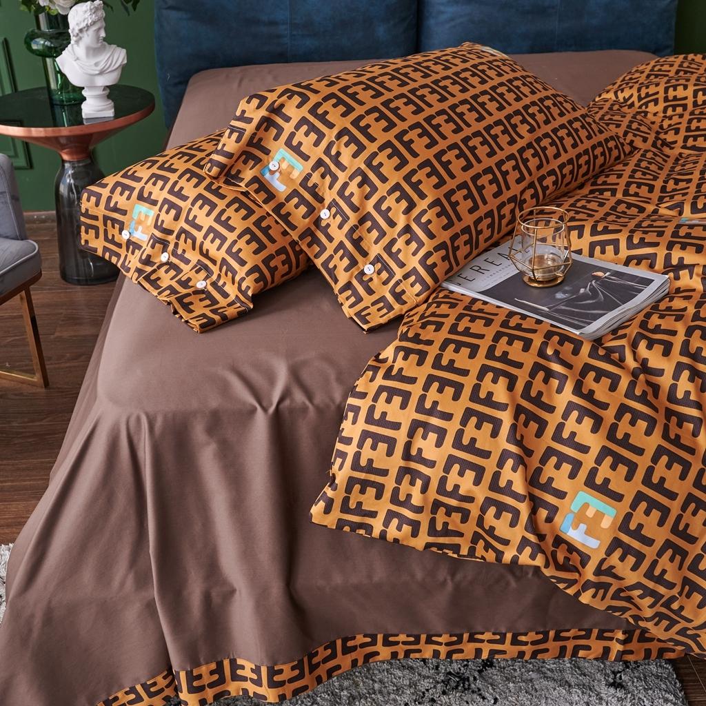 91家纺网 家纺一手货源 找家纺 优然居2020新款60S长绒棉活性印花四件套 米拉达