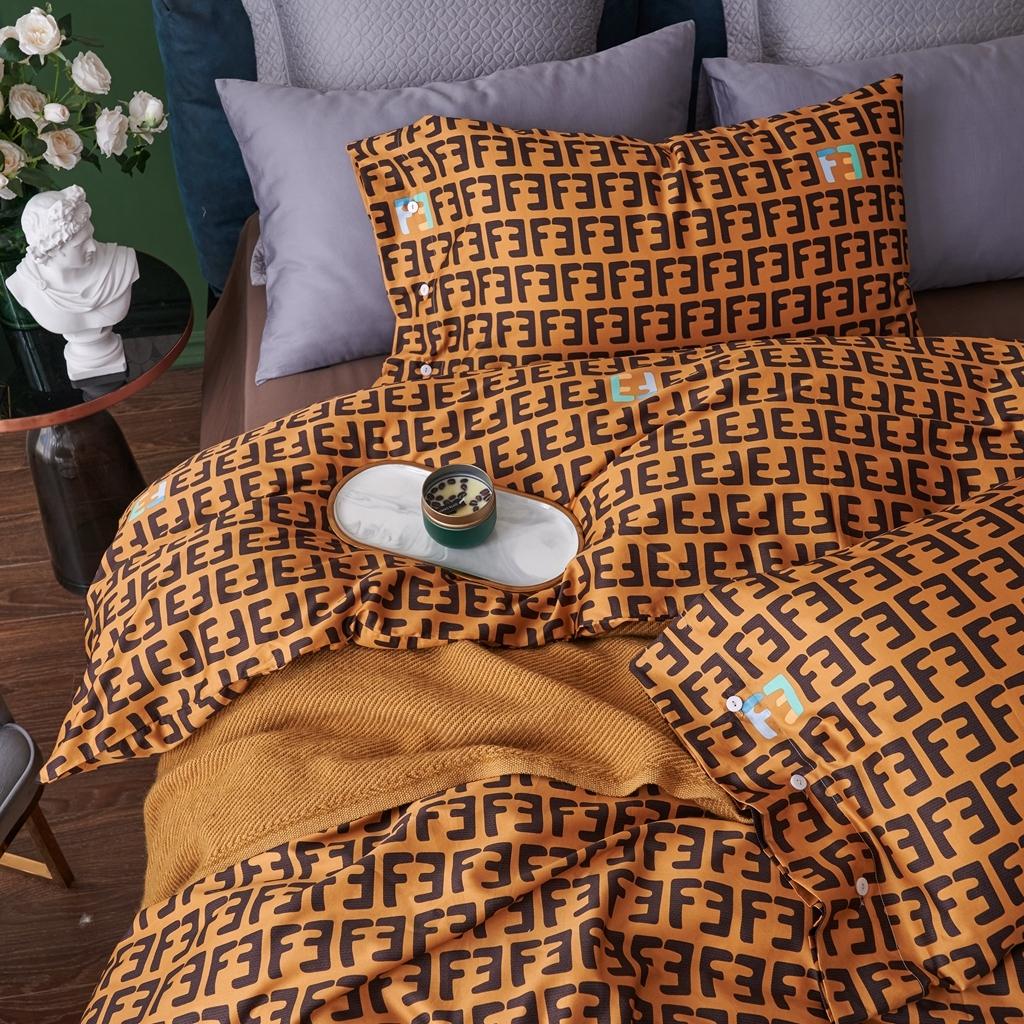 91家纺网 家纺一手货源 找家纺 优然居2020新款60S长绒棉活性印花四件套 米拉达