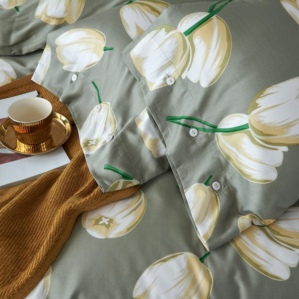 91家纺网 家纺一手货源 找家纺 优然居2020新款60S长绒棉活性印花四件套 浦路斯