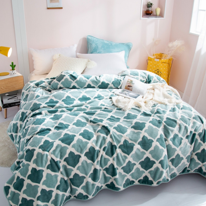 91家纺网 家纺一手货源 找家纺 总来菲毛毯25新款270克毛毯印花加厚珊瑚绒毯子柔软法兰绒休闲毯汇总