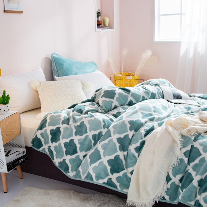 91家纺网 家纺一手货源 找家纺 总来菲毛毯25新款270克毛毯印花加厚珊瑚绒毯子柔软法兰绒休闲毯汇总