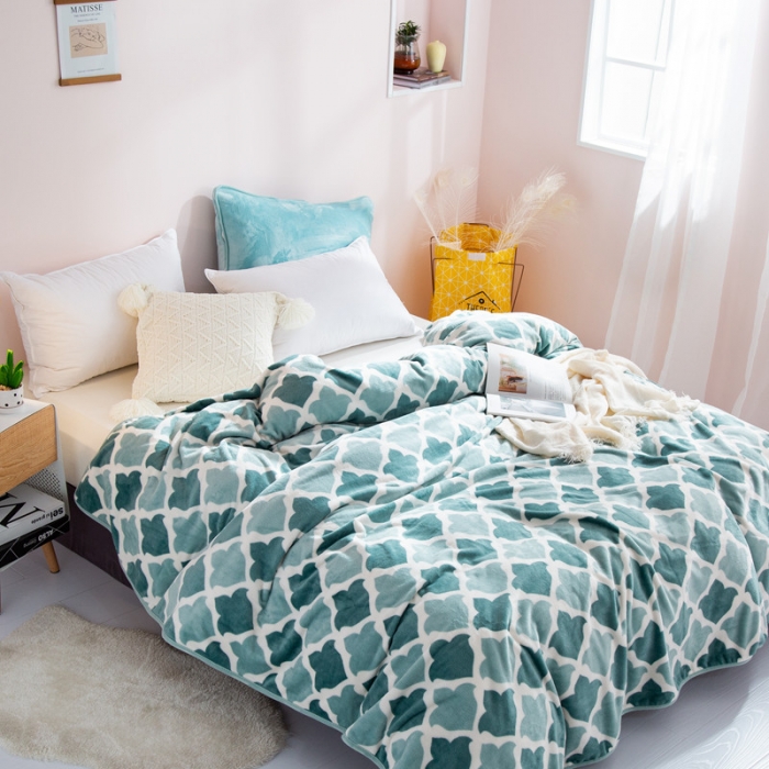 91家纺网 家纺一手货源 找家纺 总来菲毛毯25新款270克毛毯印花加厚珊瑚绒毯子柔软法兰绒休闲毯汇总