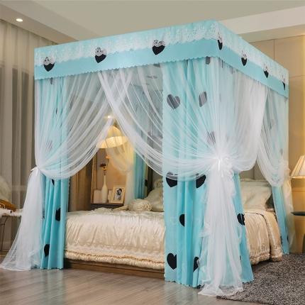 91家纺网 家纺一手货源 找家纺 （总）迪凡保罗 2021新款5818双层床幔落地宫廷蚊帐