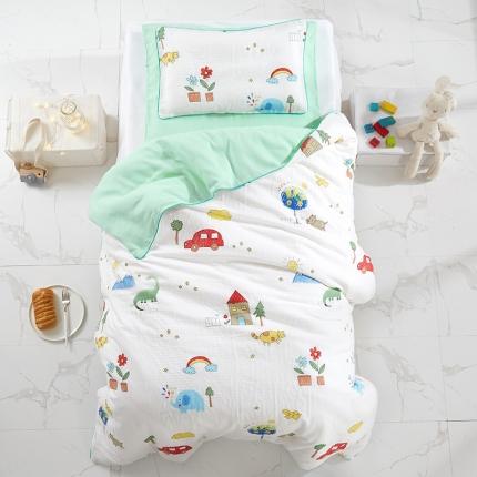 91家纺网 家纺一手货源 找家纺 （总）心卓 2020新款双层纱幼儿园套件